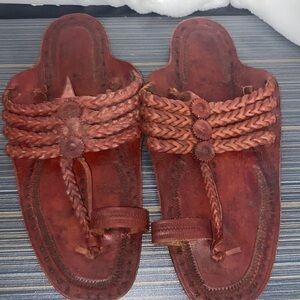 Handcrafted Genuine Leather size#8.5 unisex’s New.. No Box